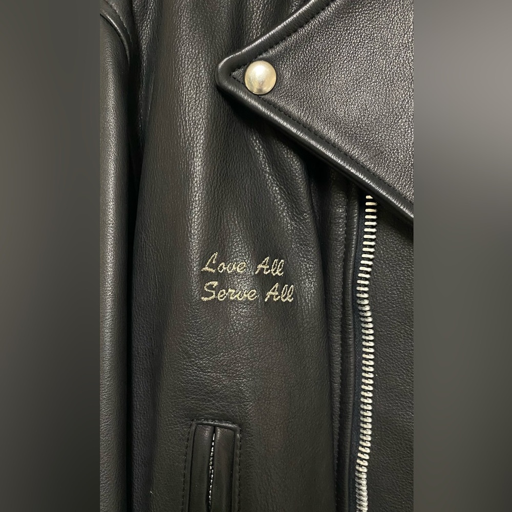 Hard Rock Cafe Biker Leather Jacker - Picture 3 of 14
